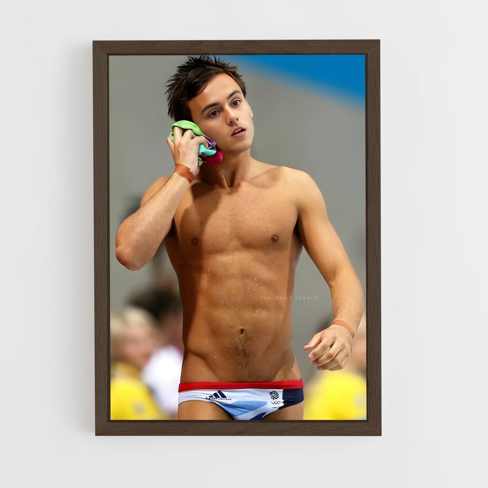 Poster Aquatic Vibes – affiche Plongeon depuis une plateforme (vue 5)